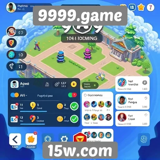 Evolução da interface do usuário no 9999.game